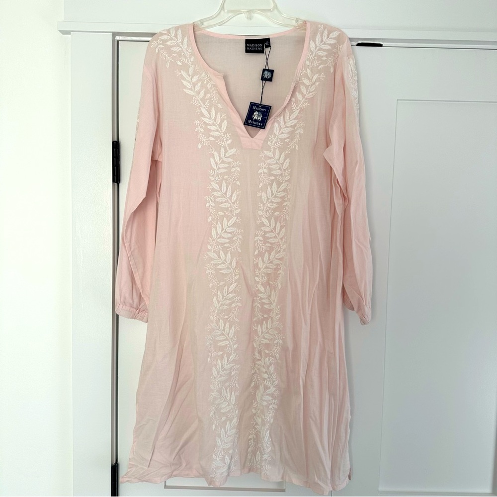 NWT! Madison Mathews Long Sleeve Dress - Picture 1 of 6